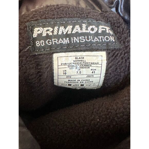 Merrell Black Barefoot Frost Glove Boots Size 10 - Picture 10 of 12